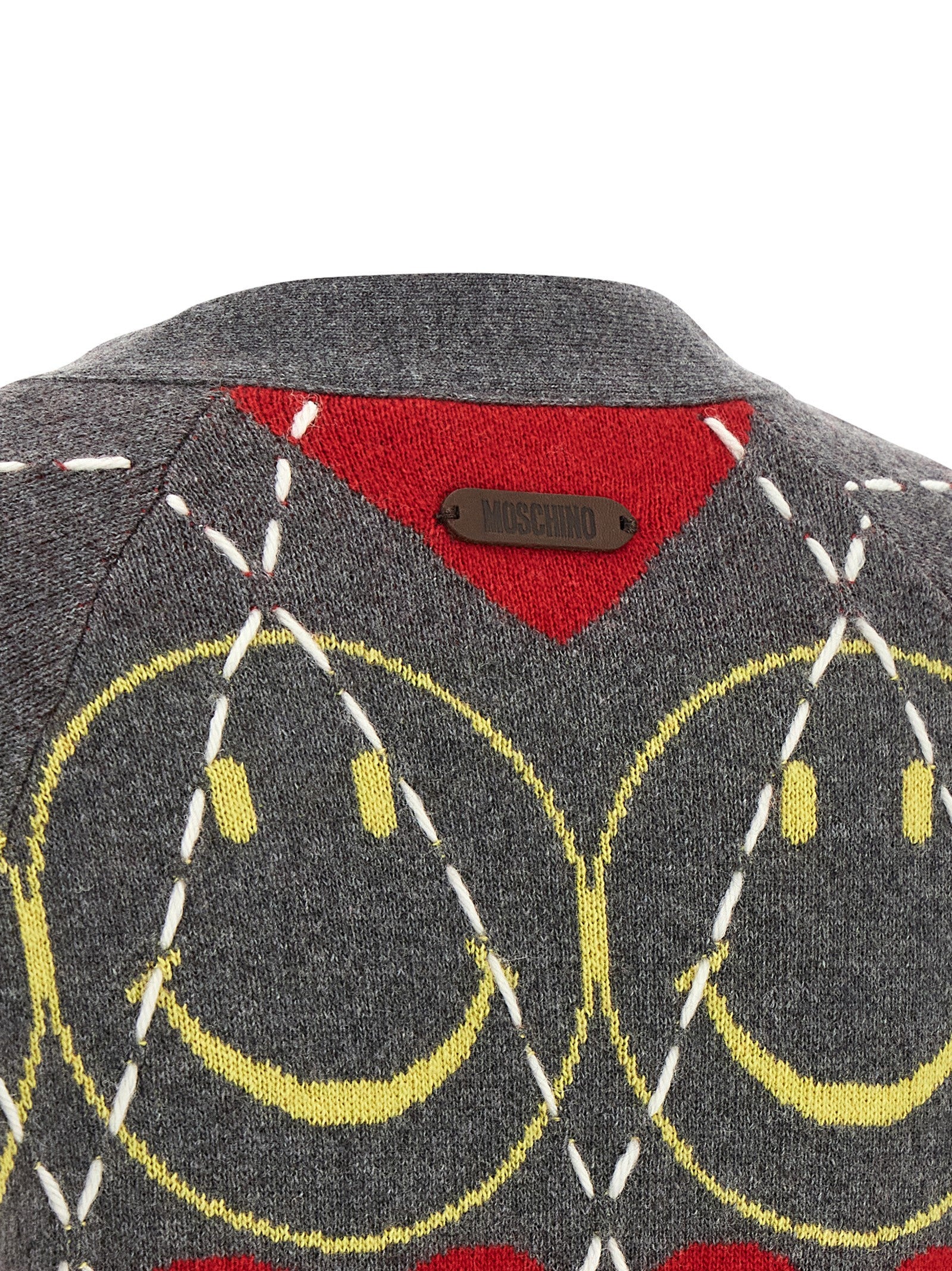 Moschino Smiley® Cardigan Gold