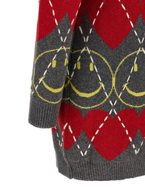 Moschino Smiley® Wool Dress Gold