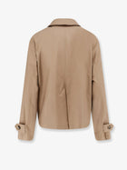 S MAX MARA Women's Smmbambola Biologic Cotton Blend Jacket Beige, view 2