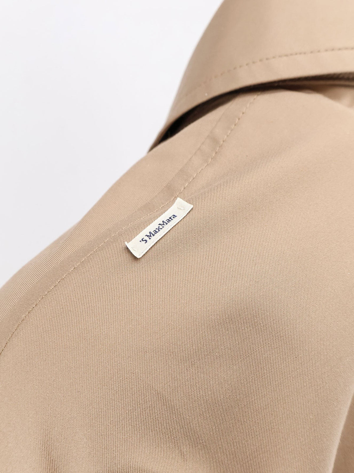 S MAX MARA Women's Smmbambola Biologic Cotton Blend Jacket Beige, view 3