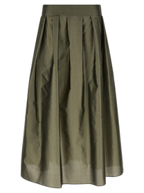 S MAX MARA Smmeffetto Skirt Green