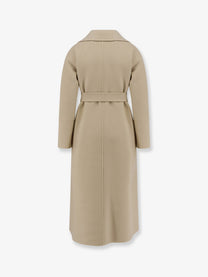 S Max Mara Women's Smmelisa Double Face Fabric Coat Beige