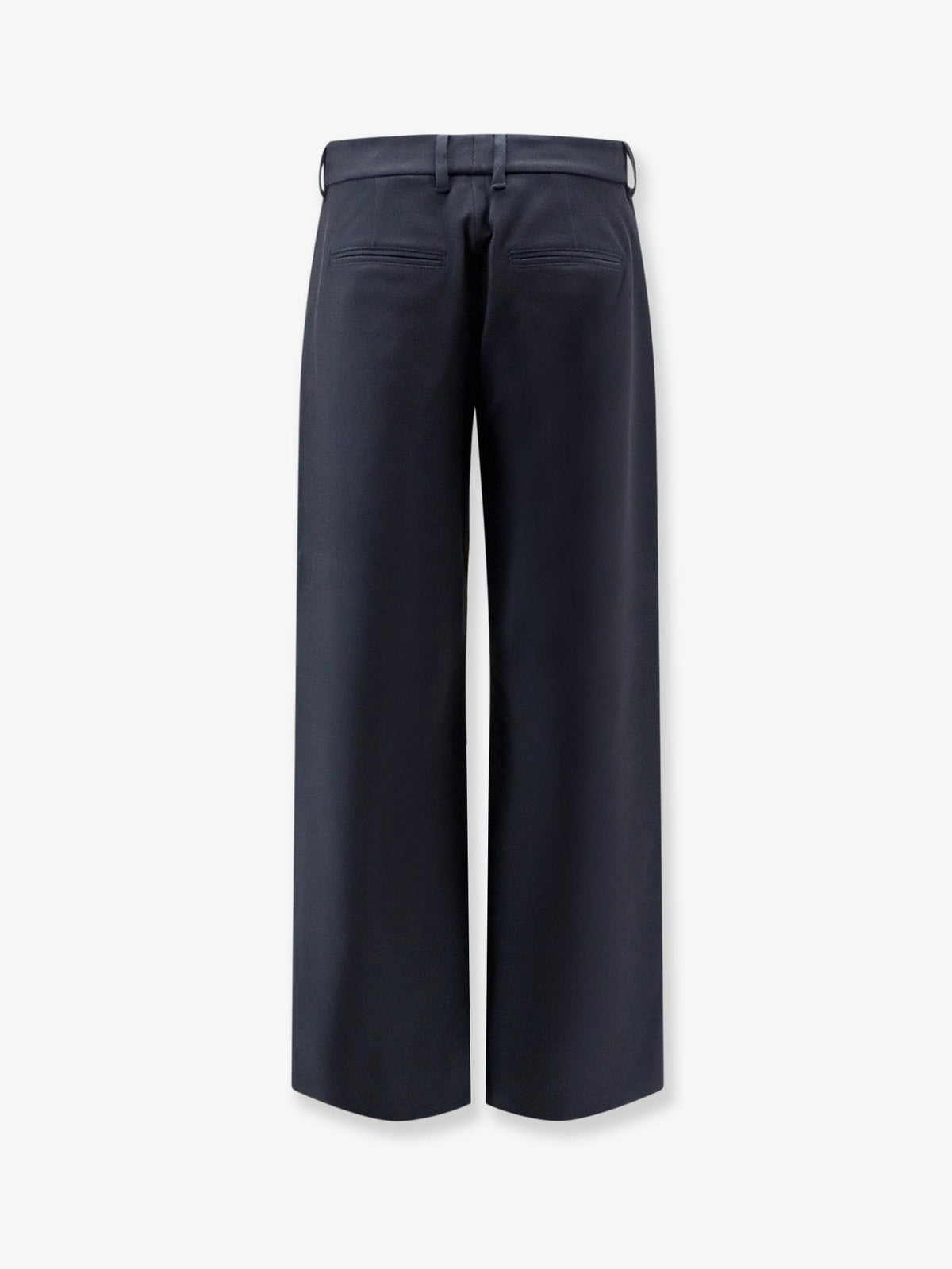 S MAX MARA Women's Smmgela Cotton Blend Trousers White, view 2