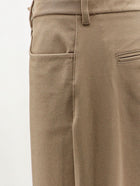 S MAX MARA Women's Smmgela Cotton Blend Trousers Beige, view 3