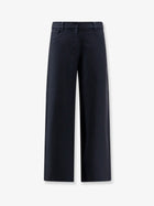 S MAX MARA Women's Smmgela Cotton Blend Trousers White