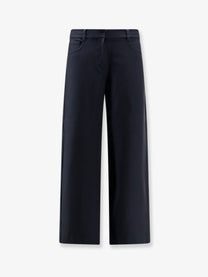 S MAX MARA Women's Smmgela Cotton Blend Trousers White