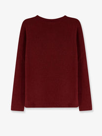 S Max Mara Women's Smmgeorg Wool and Cashmere Sweater Red