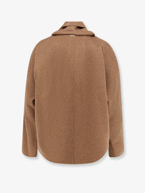 S MAX MARA Women's Smmkate Crop Virgin Wool Jacket Beige