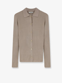 S MAX MARA Women's Smmlimone Virgin Wool Cardigan Beige