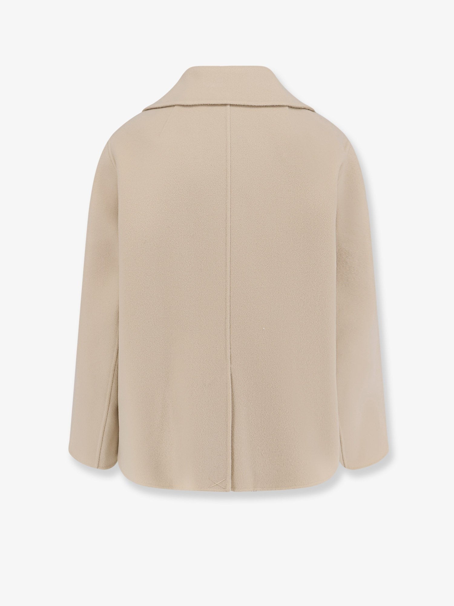 S Max Mara Women's Smmmargot Double Fabric Coat Beige