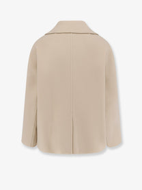 S Max Mara Women's Smmmargot Double Fabric Coat Beige