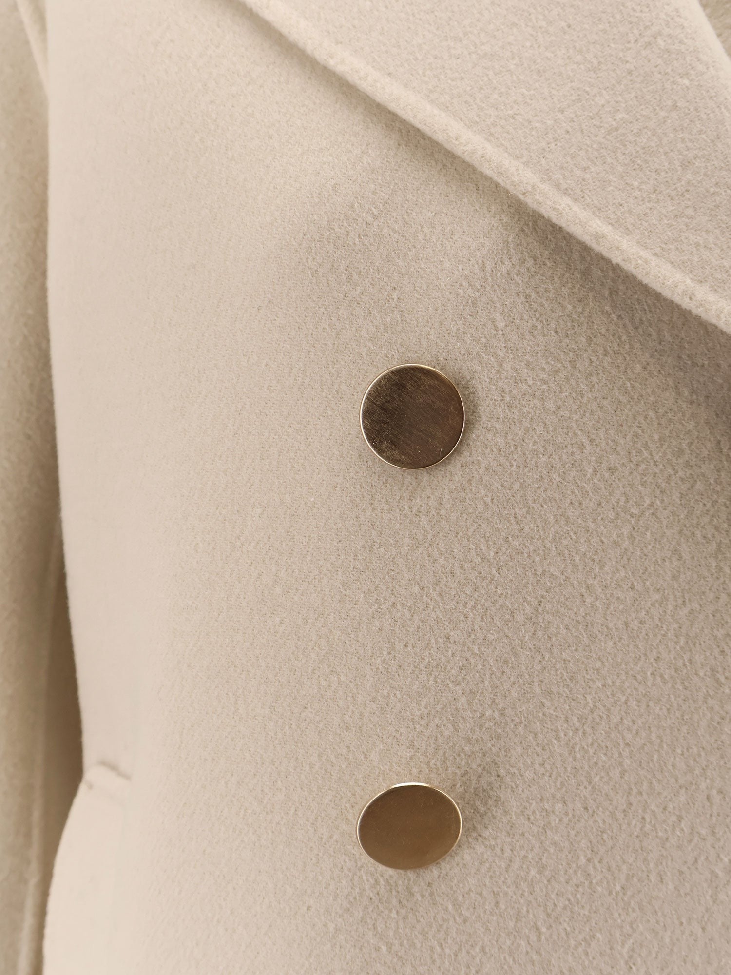 S Max Mara Women's Smmmargot Double Fabric Coat Beige