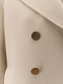 S Max Mara Women's Smmmargot Double Fabric Coat Beige