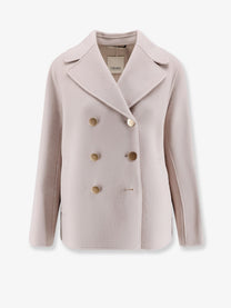 S MAX MARA Women's Smmmargot Pure Virgin Wool Peacoat Beige