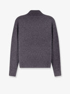 S MAX MARA Women's Smmnocino Yak Sweater Grey, view 2