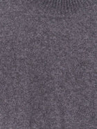 S MAX MARA Women's Smmnocino Yak Sweater Grey, view 3
