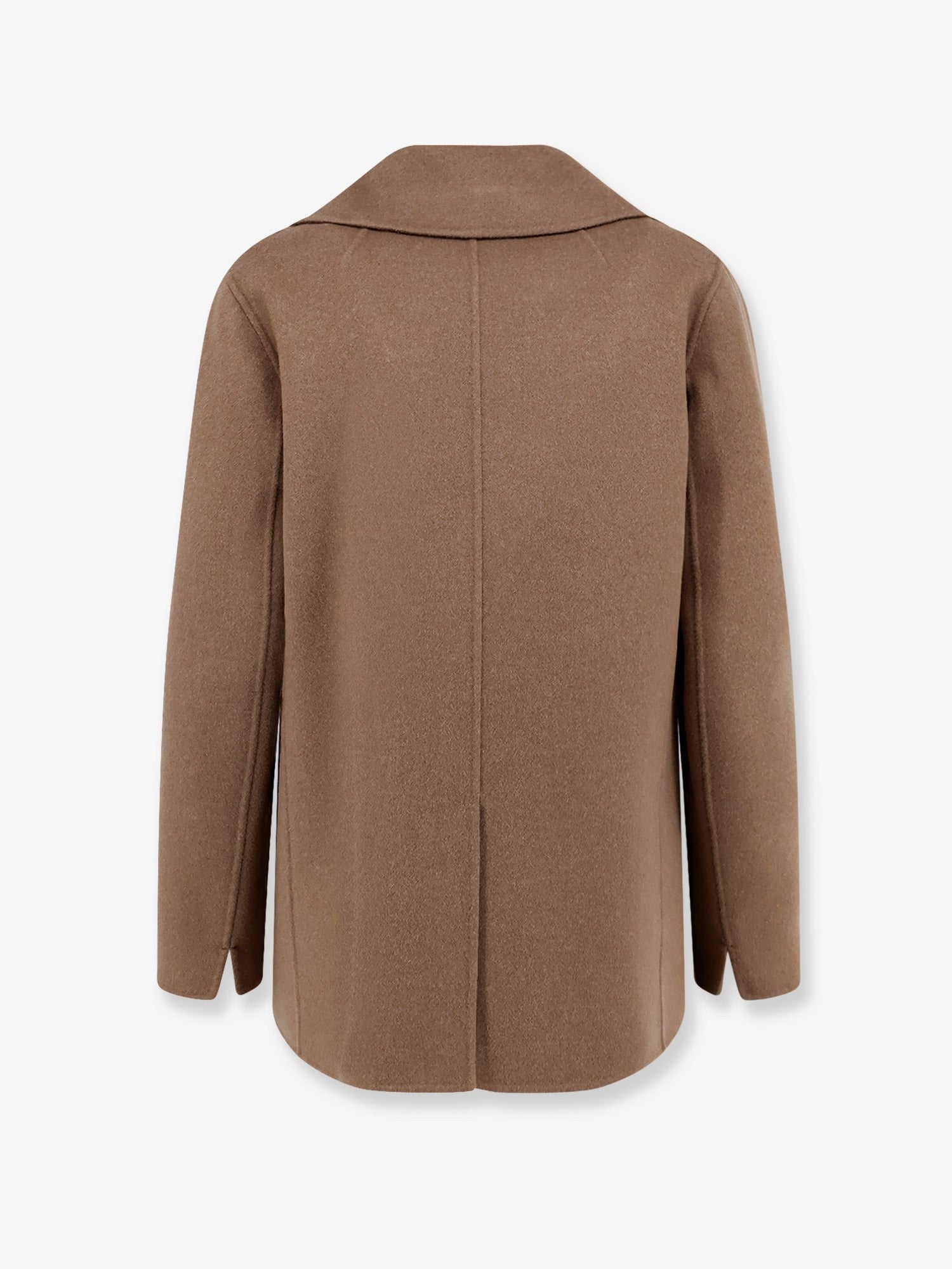 S MAX MARA Women's Smmrita Virgin Wool Peacoat Beige