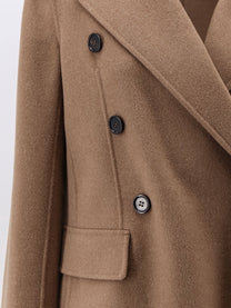 S MAX MARA Women's Smmrita Virgin Wool Peacoat Beige