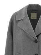 S MAX MARA Smmzoe Coat Grey, view 3