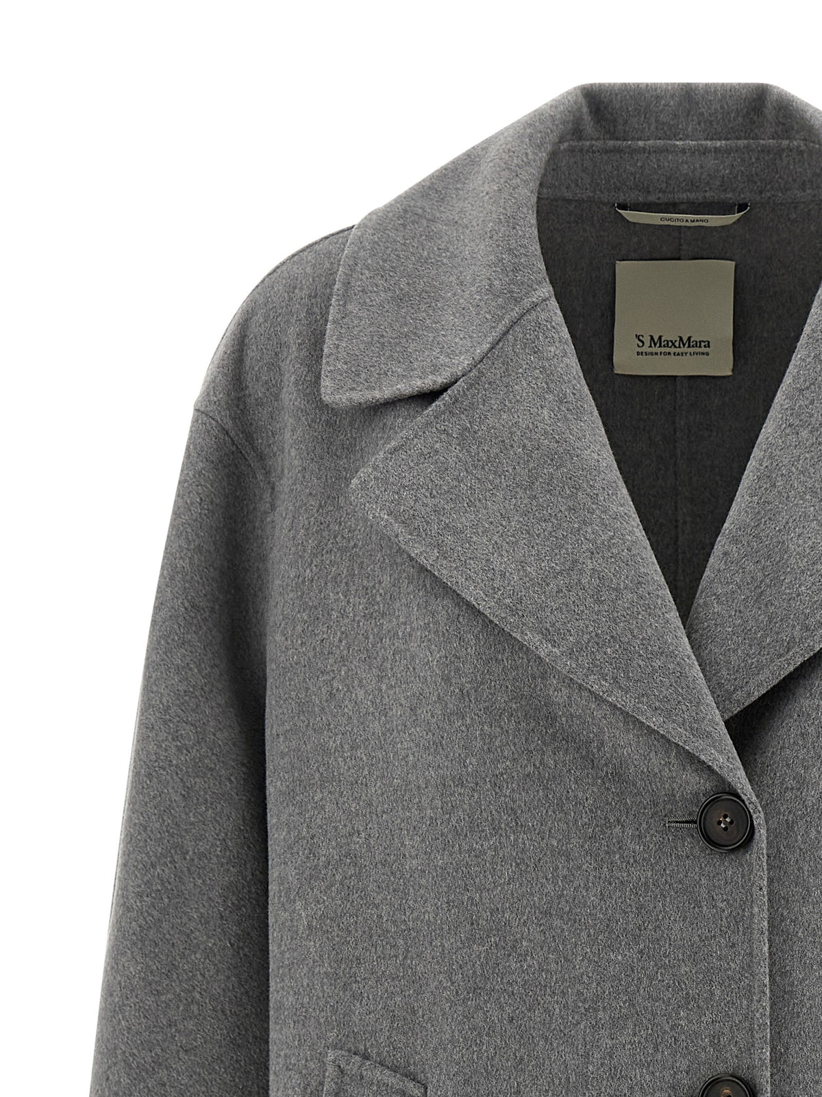 S MAX MARA Smmzoe Coat Grey, view 3