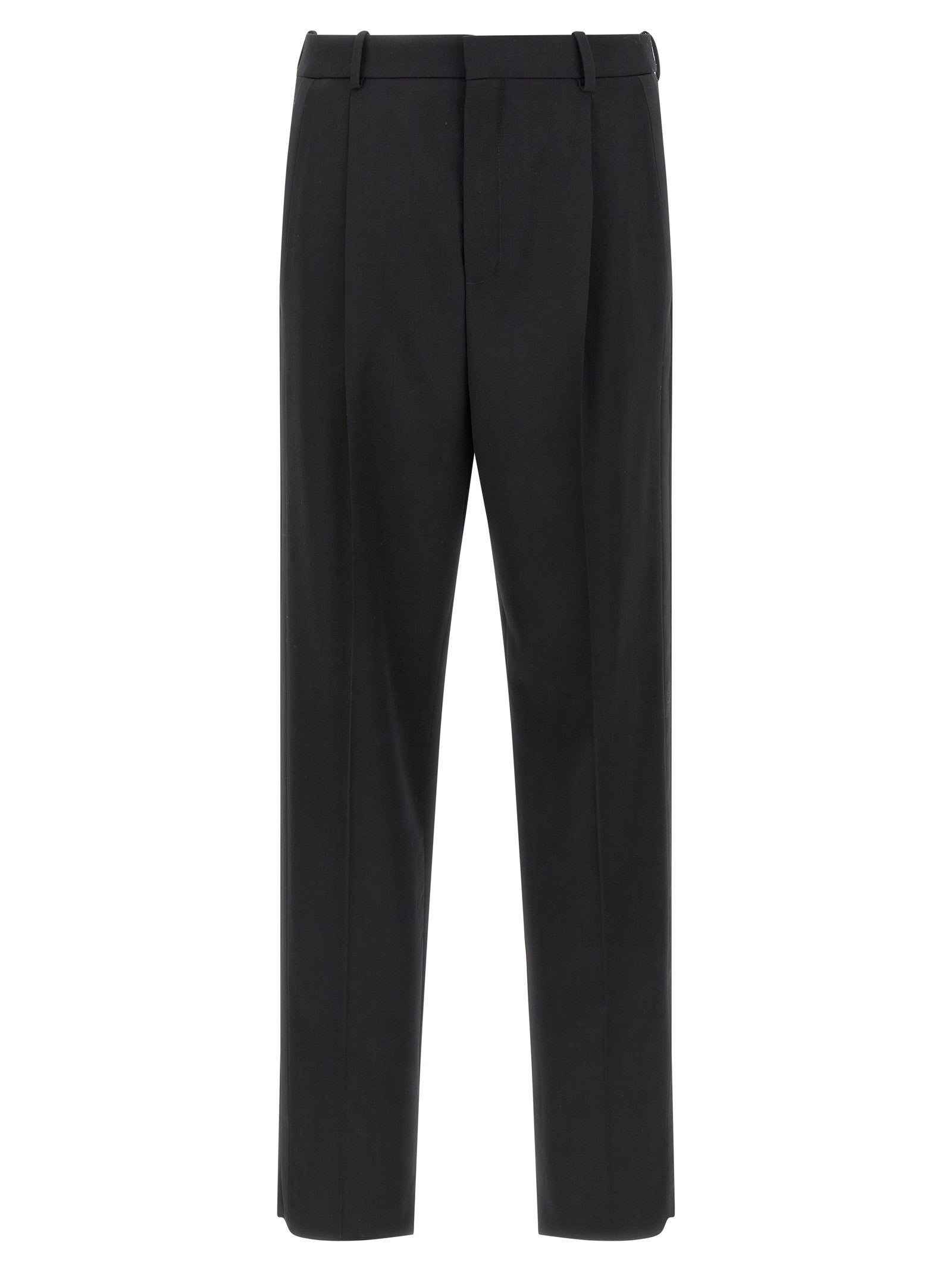 Saint Laurent Smocking Pants Black