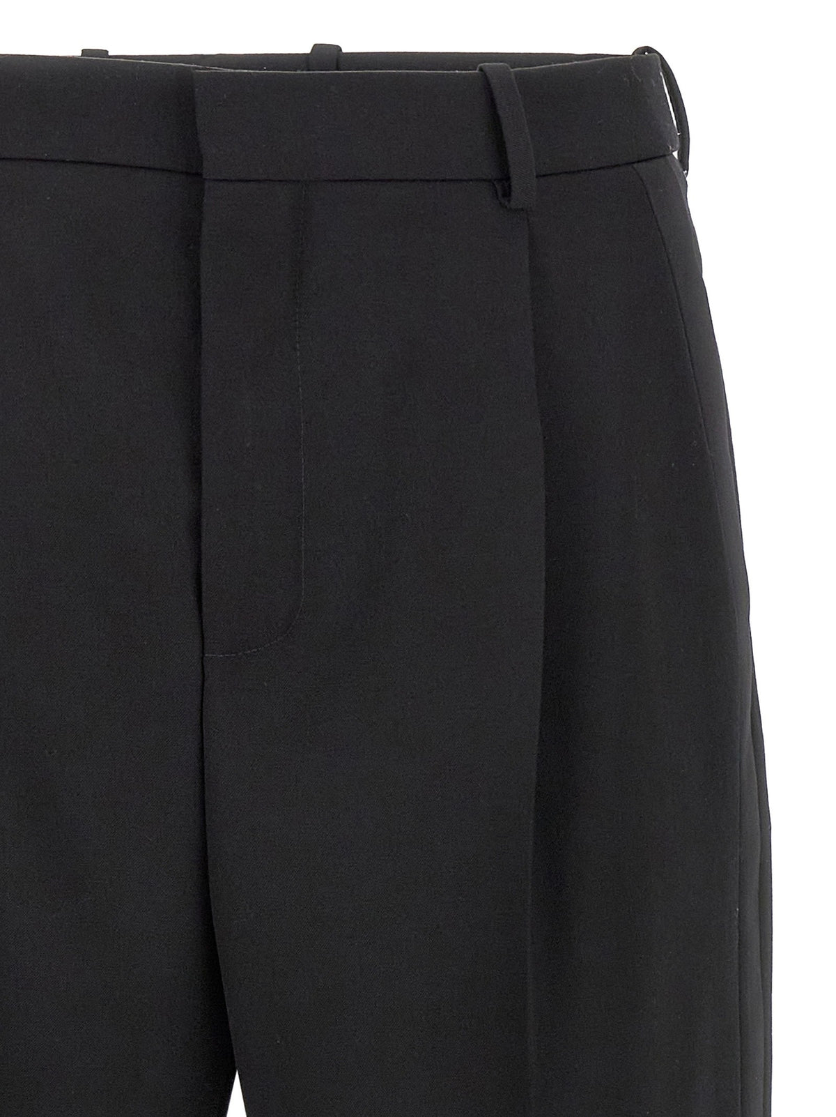 Saint Laurent Smocking Pants Black, view 3