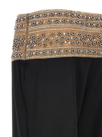 Stella McCartney Smoking Crystal Trousers Black