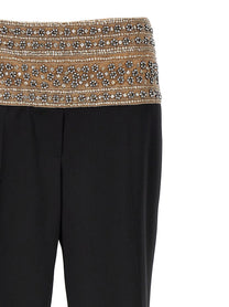Stella McCartney Smoking Crystal Trousers Black