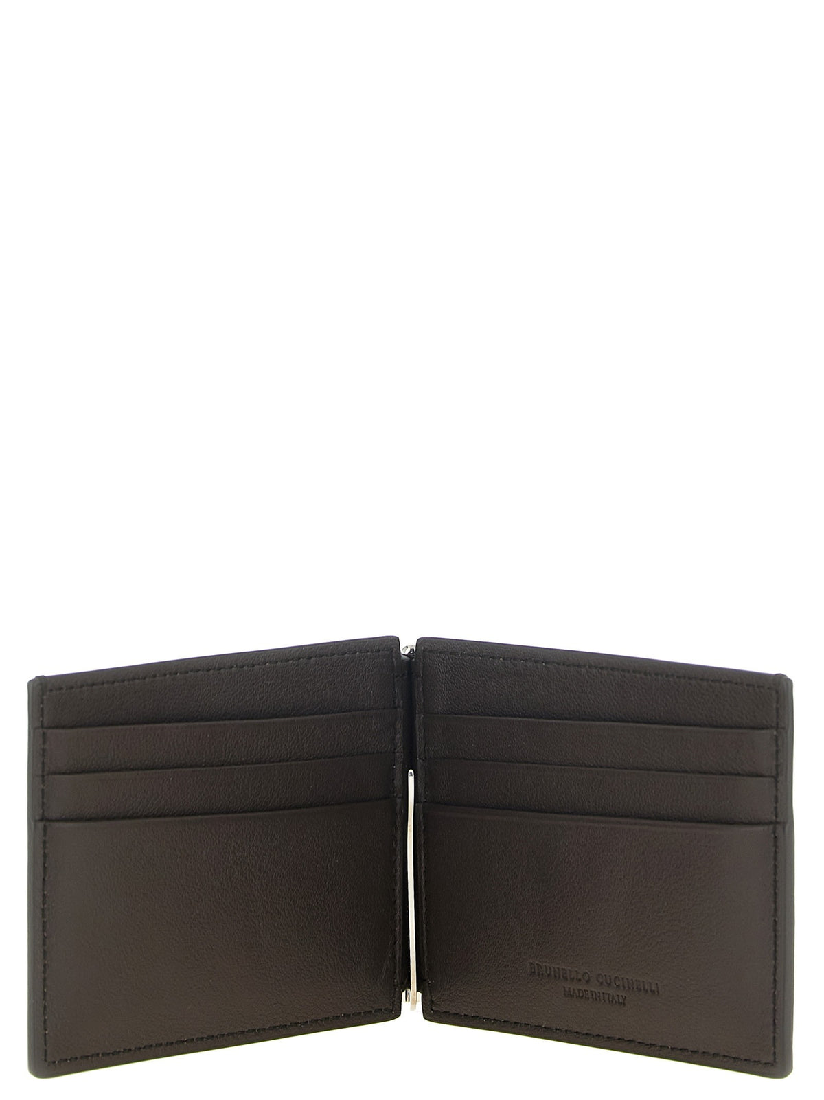Brunello Cucinelli Smooth Calf Wallet Brown, view 3