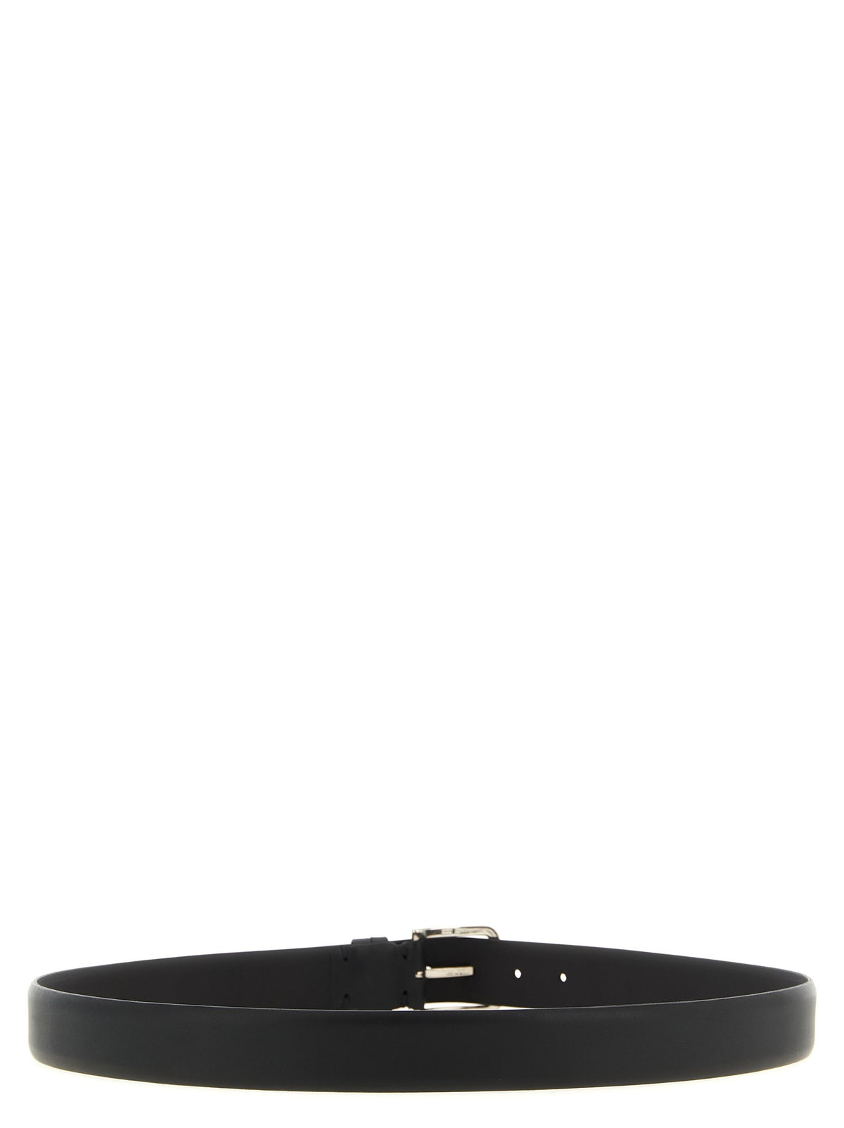Zerbini Claudio Smooth Leather Belt Black, view 2