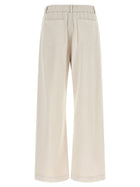 Brunello Cucinelli Smooth Sweatshirt Joggers Beige