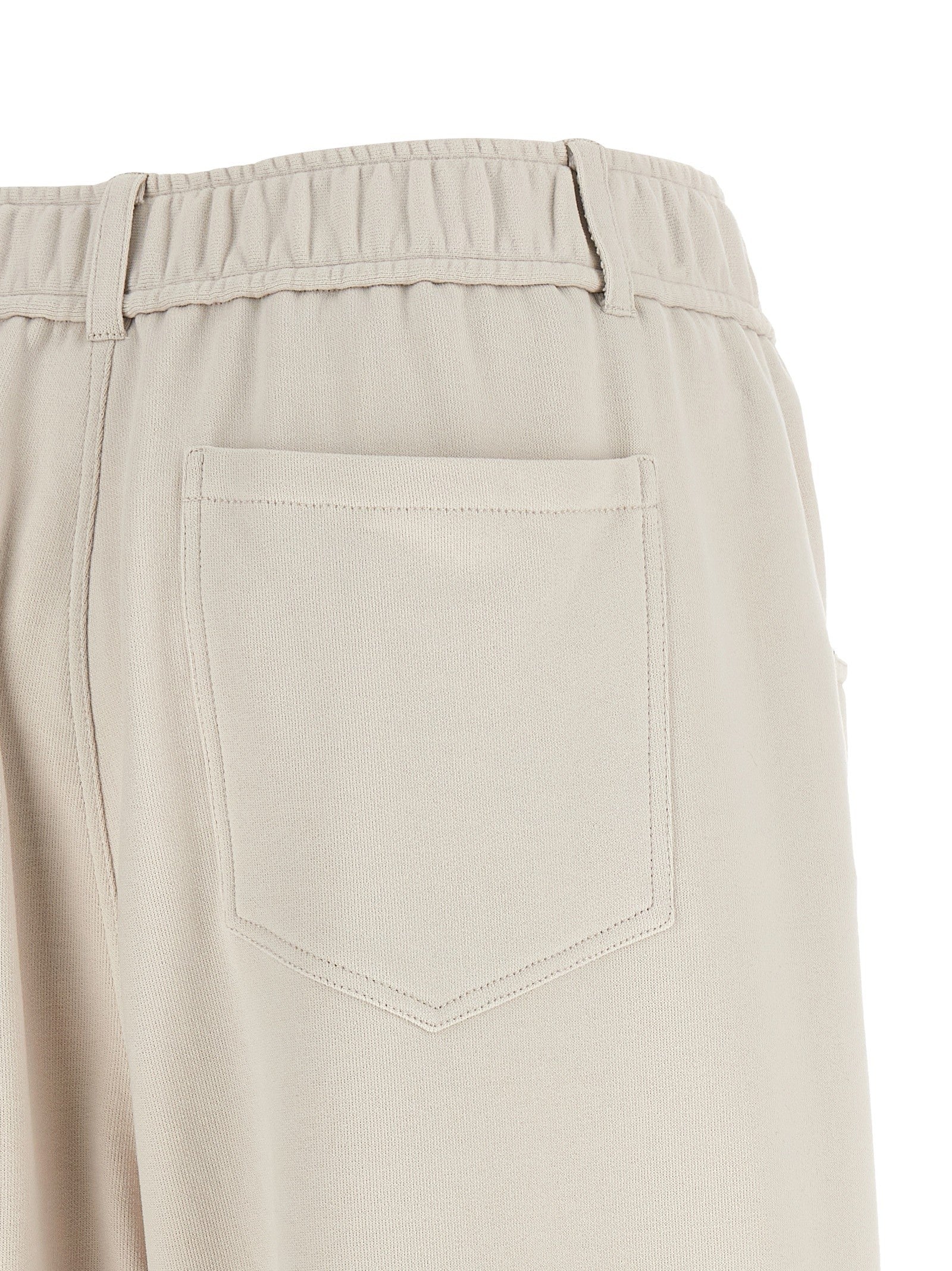 Brunello Cucinelli Smooth Sweatshirt Joggers Beige