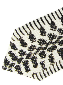Tom Ford Snake Print Tie Tie White