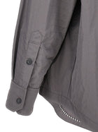 Thom Browne Snap Front Overshirt Grey, view 4