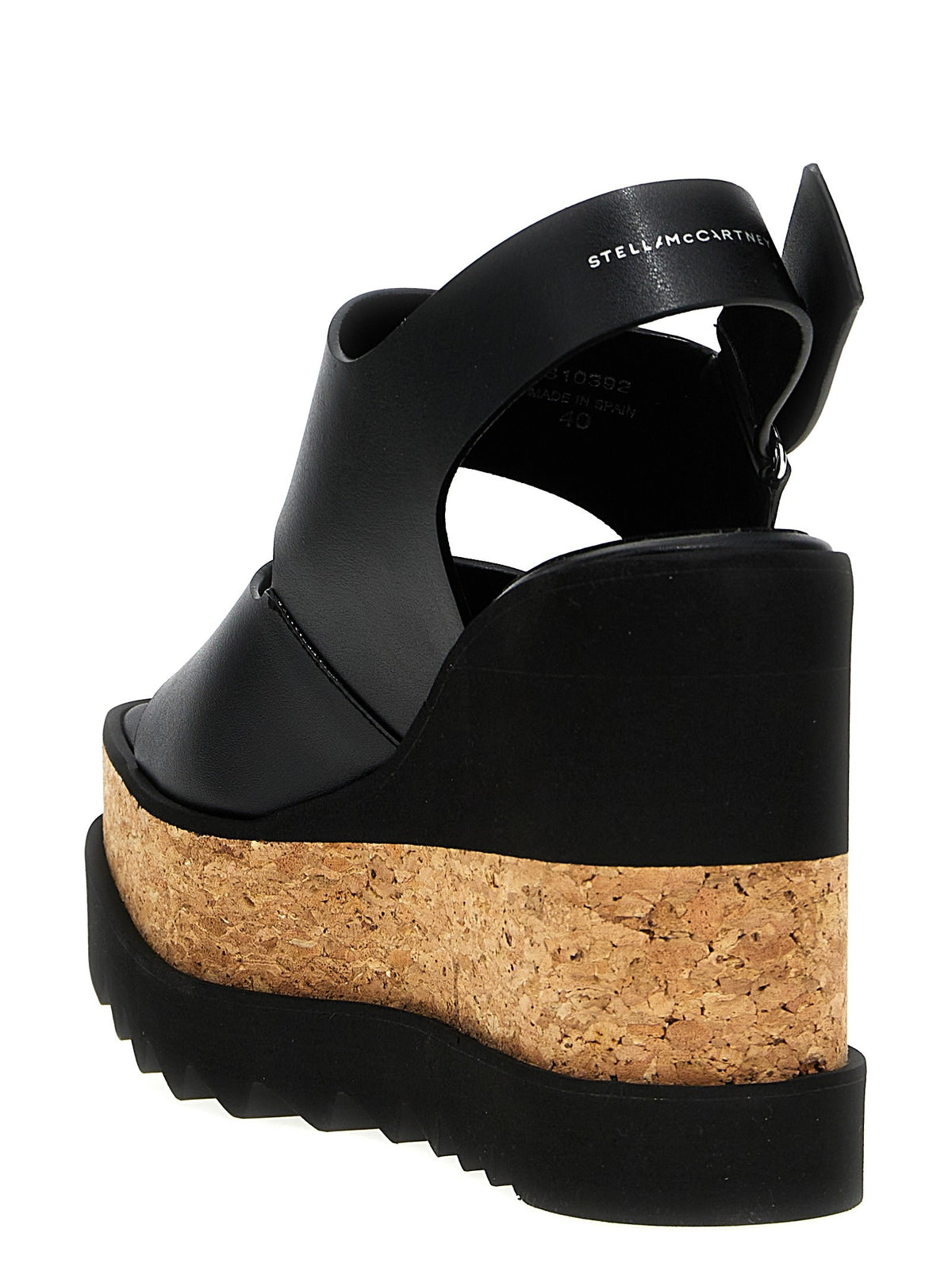 Stella McCartney Sneak Elyse Sandals Black