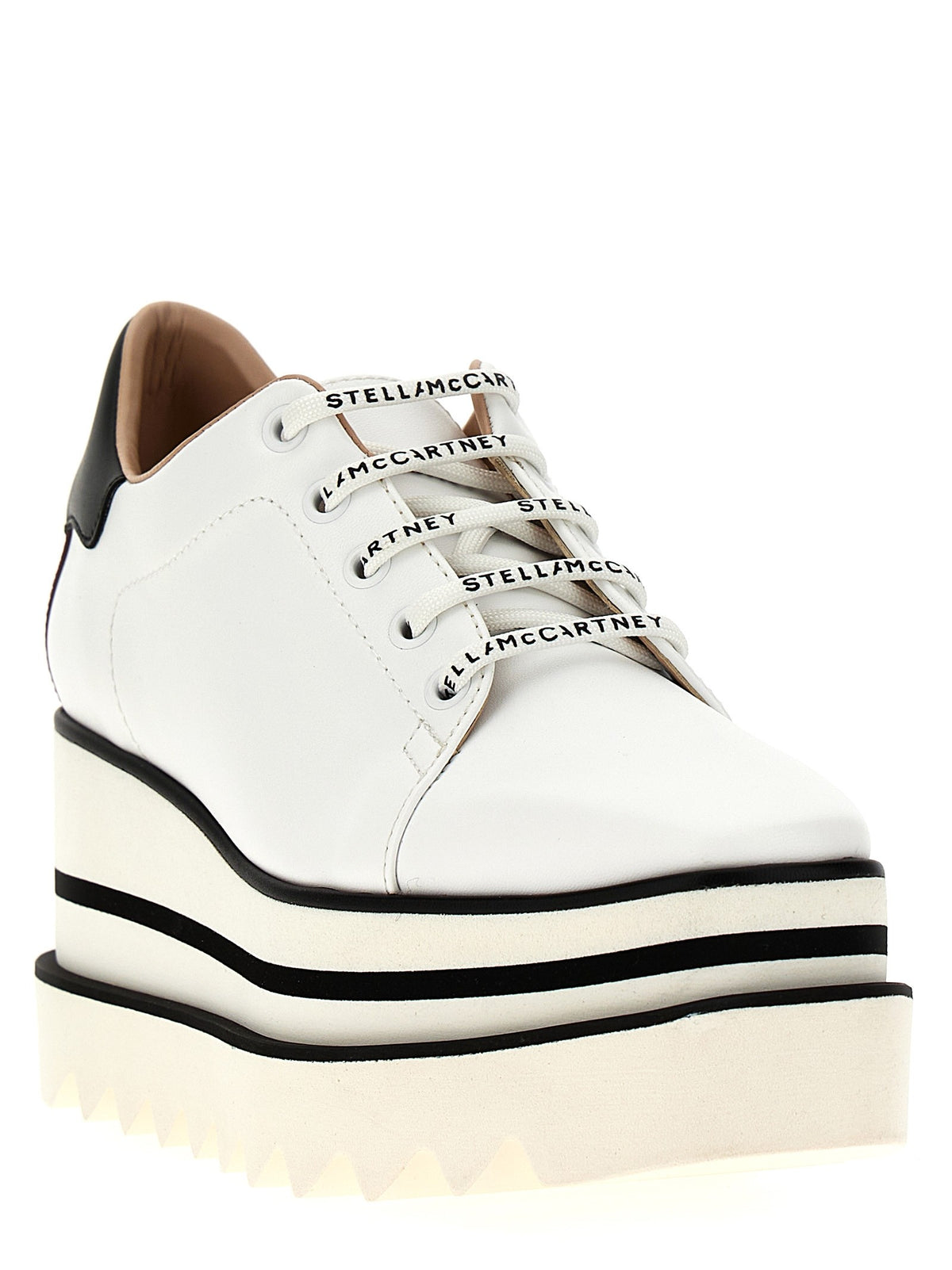 Stella McCartney Sneak Elyse Wedge White