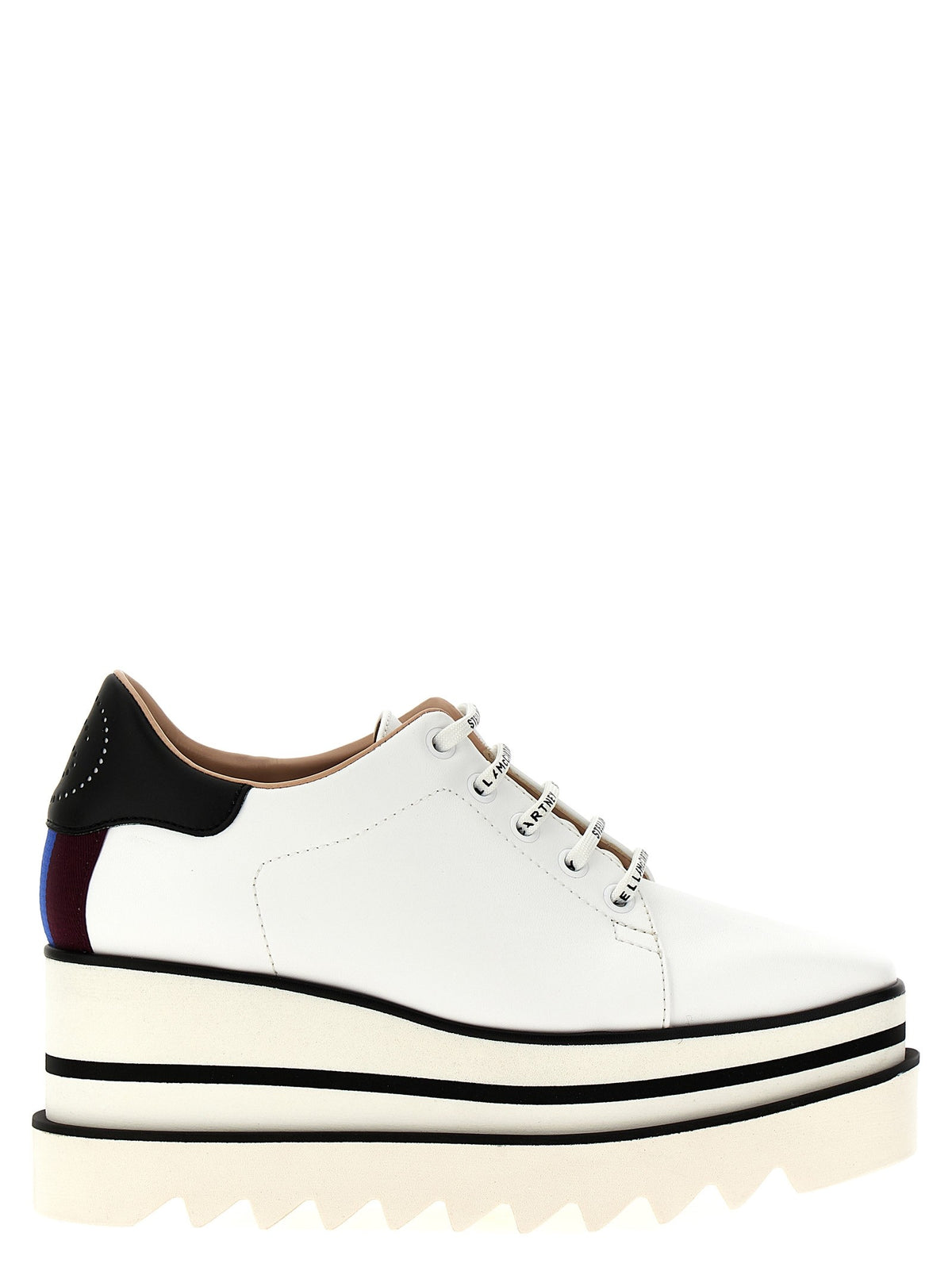Stella McCartney Sneak Elyse Wedge White