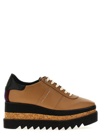 Stella McCartney Sneak Elyse Wedges Brown