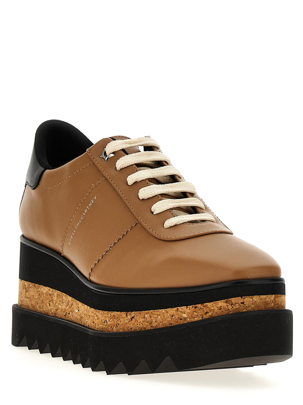 Stella McCartney Sneak Elyse Wedges Brown