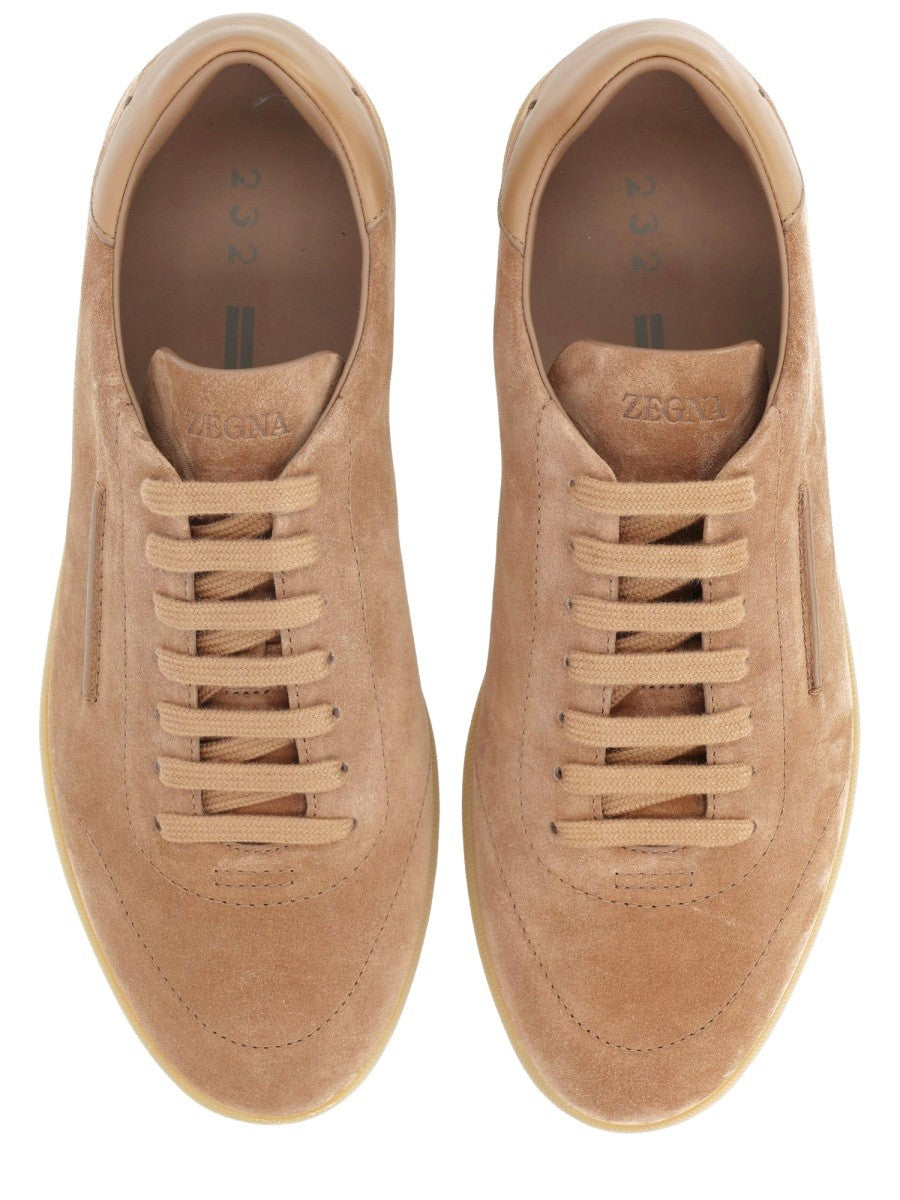 Zegna Men's Sneaker Beige