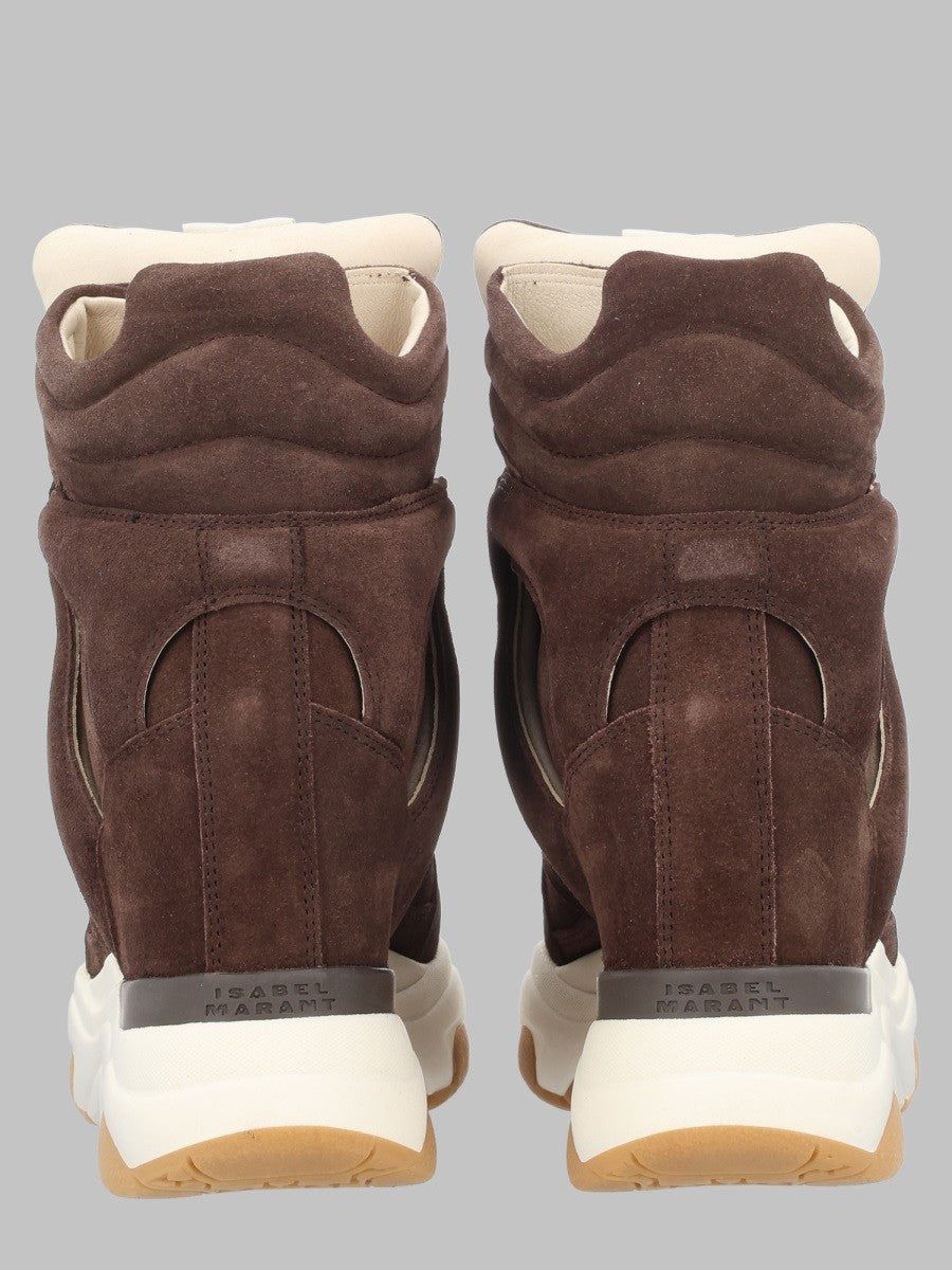 Isabel Marant Women's Sneaker Balskee Con Zeppa Brown