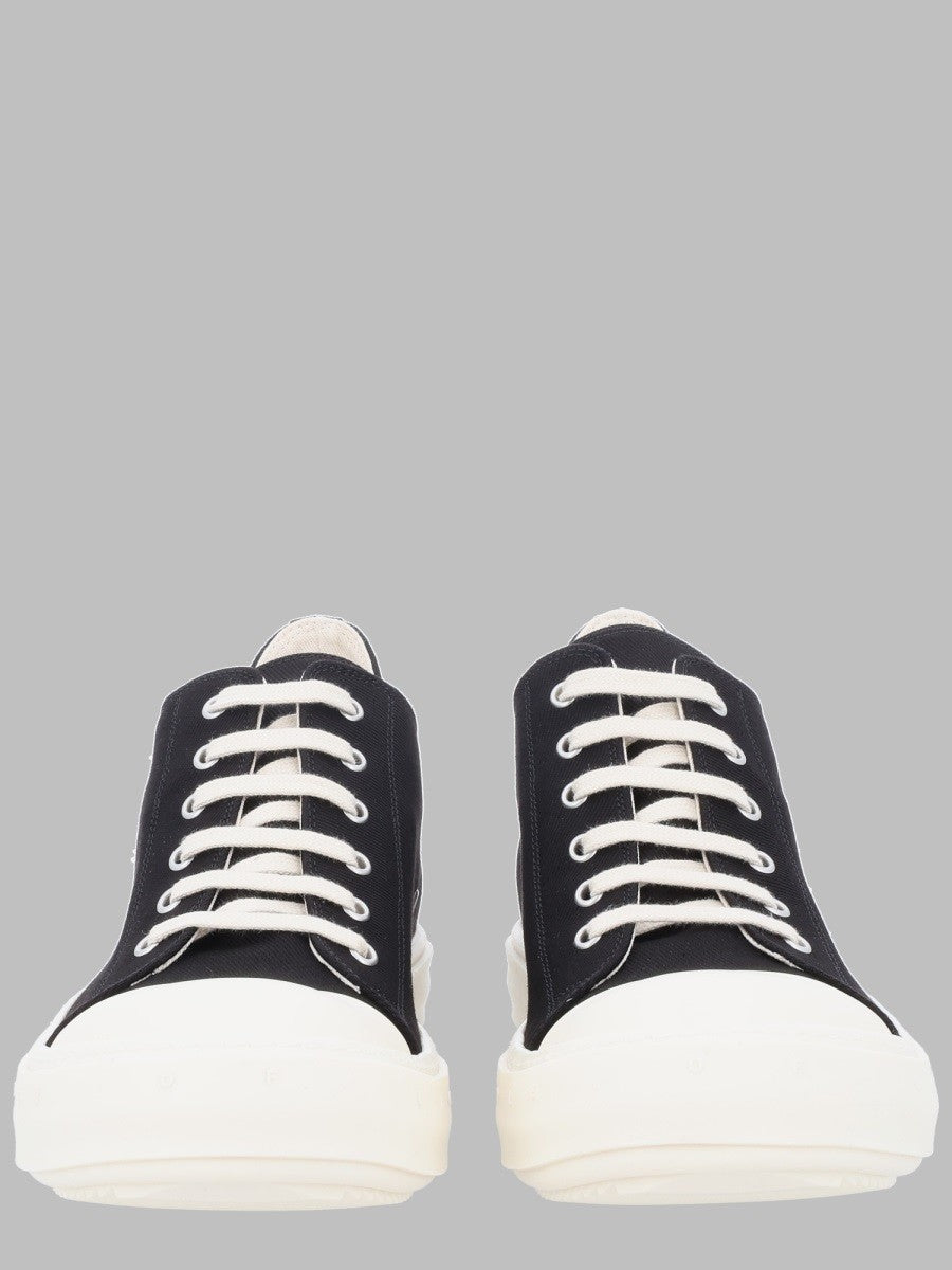 DRKSHDW Men's Sneaker Basse in Denim Di Cotone Black