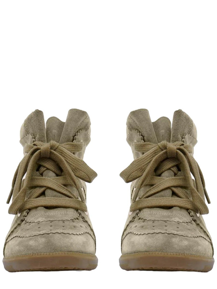 ISABEL MARANT Women's Wedge Sneaker Bobby Beige, view 3