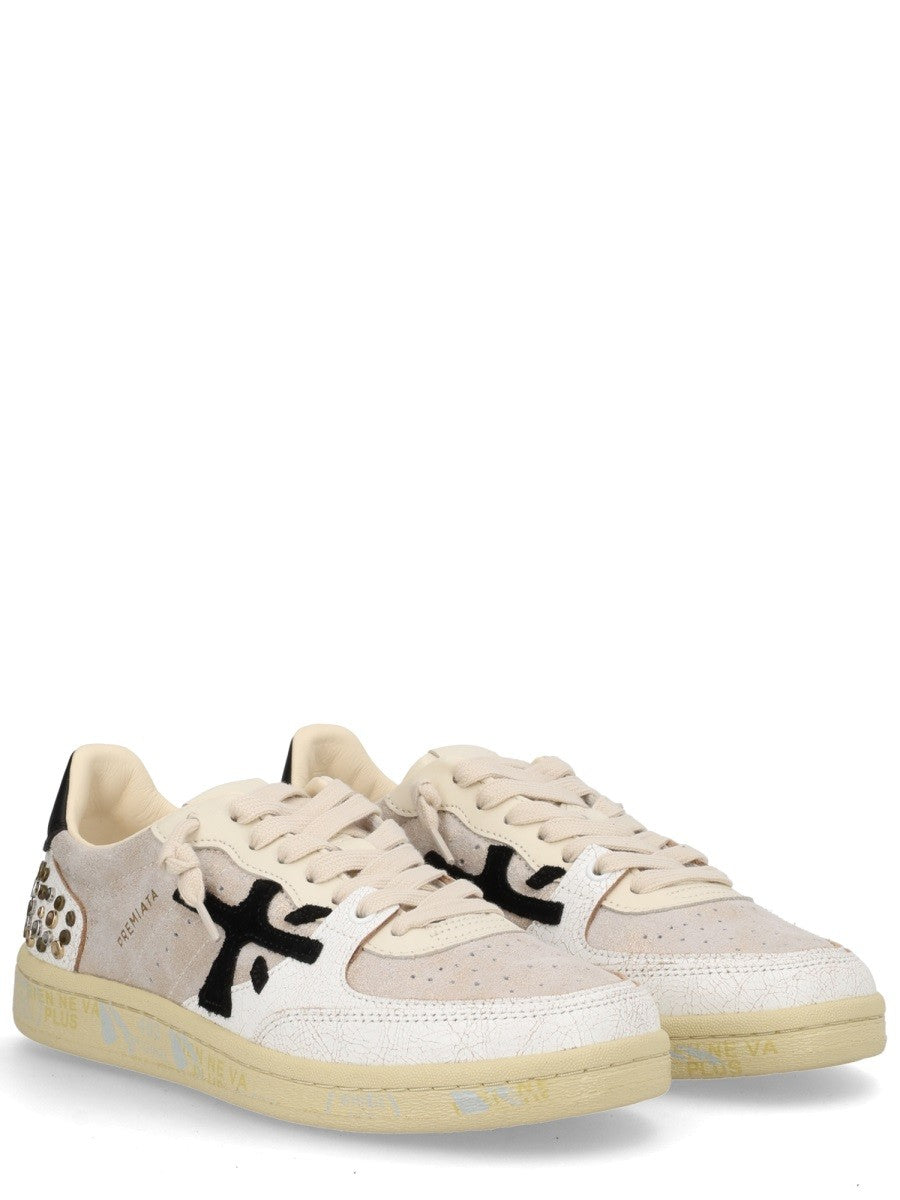 Premiata Women's Sneaker Bsktclad Beige