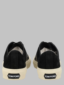 Tom Ford Men's Sneaker Cambridge in Pelle Scamosciata Black