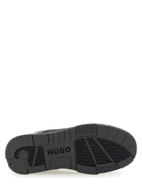 HUGO BOSS Men's Sneaker Con Dettagli in Mesh Black