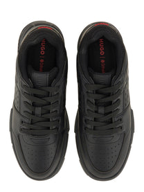 HUGO BOSS Men's Sneaker Con Dettagli in Mesh Black