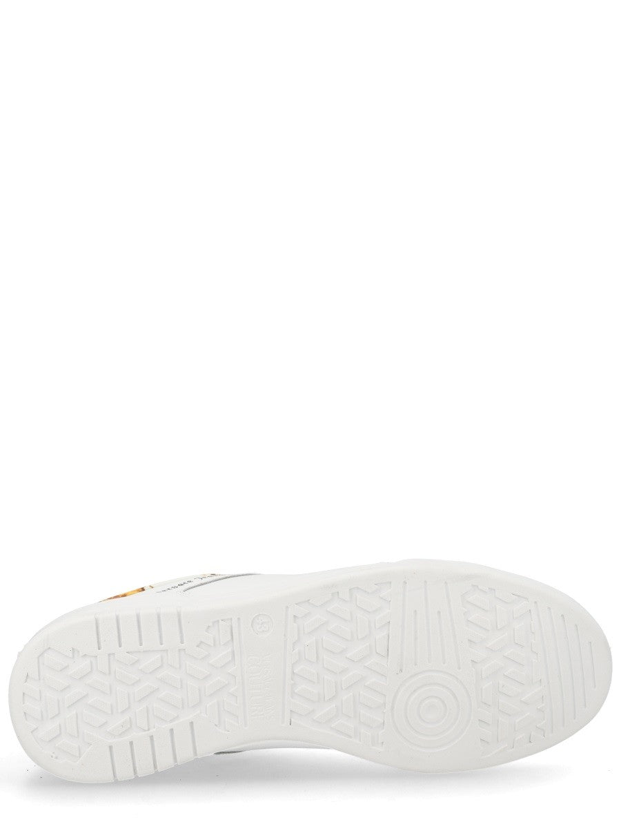 Versace Jeans Couture Men's Sneaker Con Motivo Weave White