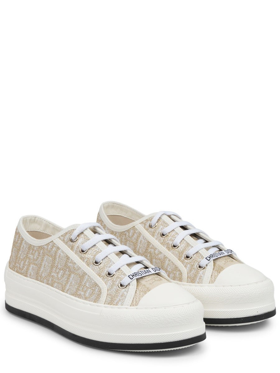 Dior Women's Sneaker Con Motivo Gold