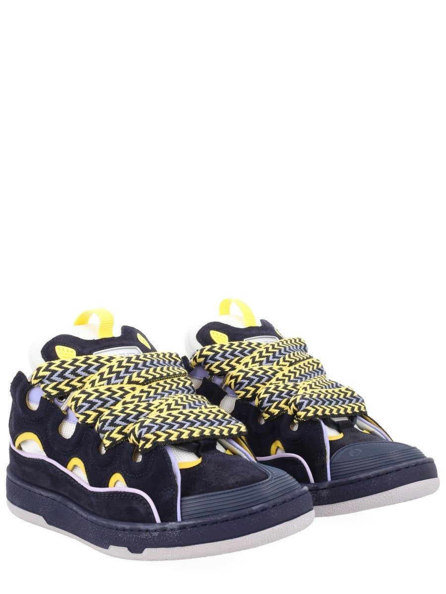 LANVIN Men's Sneaker Curb Blue